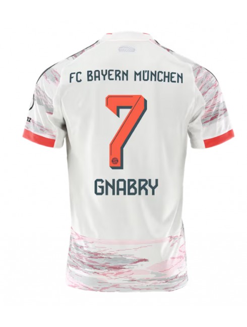 Muži Futbalové oblečenie Bayern Munich Serge Gnabry #7 2025-26 Krátky Rukáv - Preč Muži Futbalové oblečenie Bayern Munich Serge Gnabry #7 2025-26 Krátky Rukáv - Preč